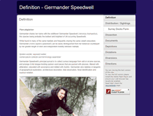 Tablet Screenshot of germanderspeedwell.org.uk